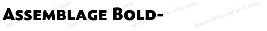 Assemblage Bold字体转换